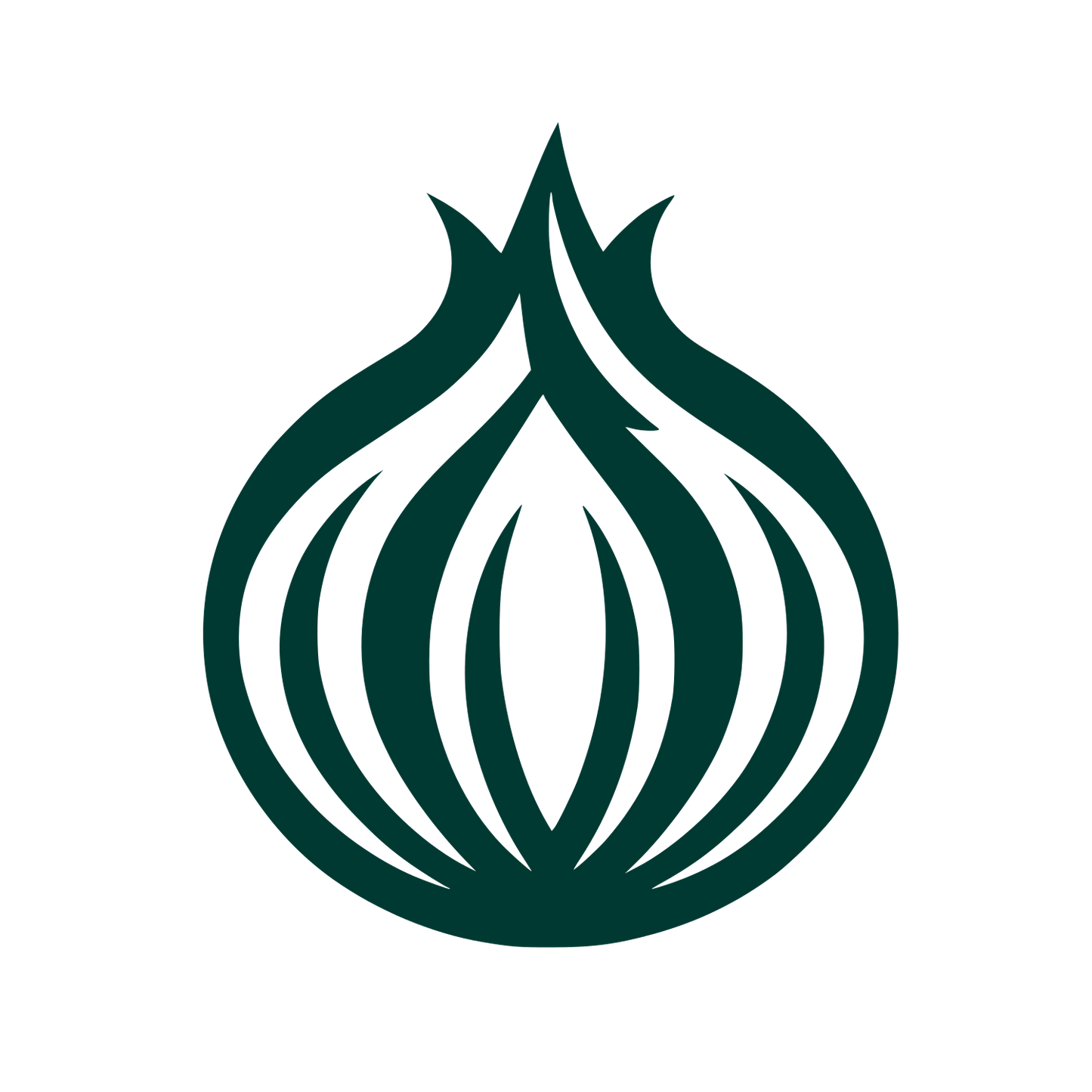 Onion Styled Logo #003932