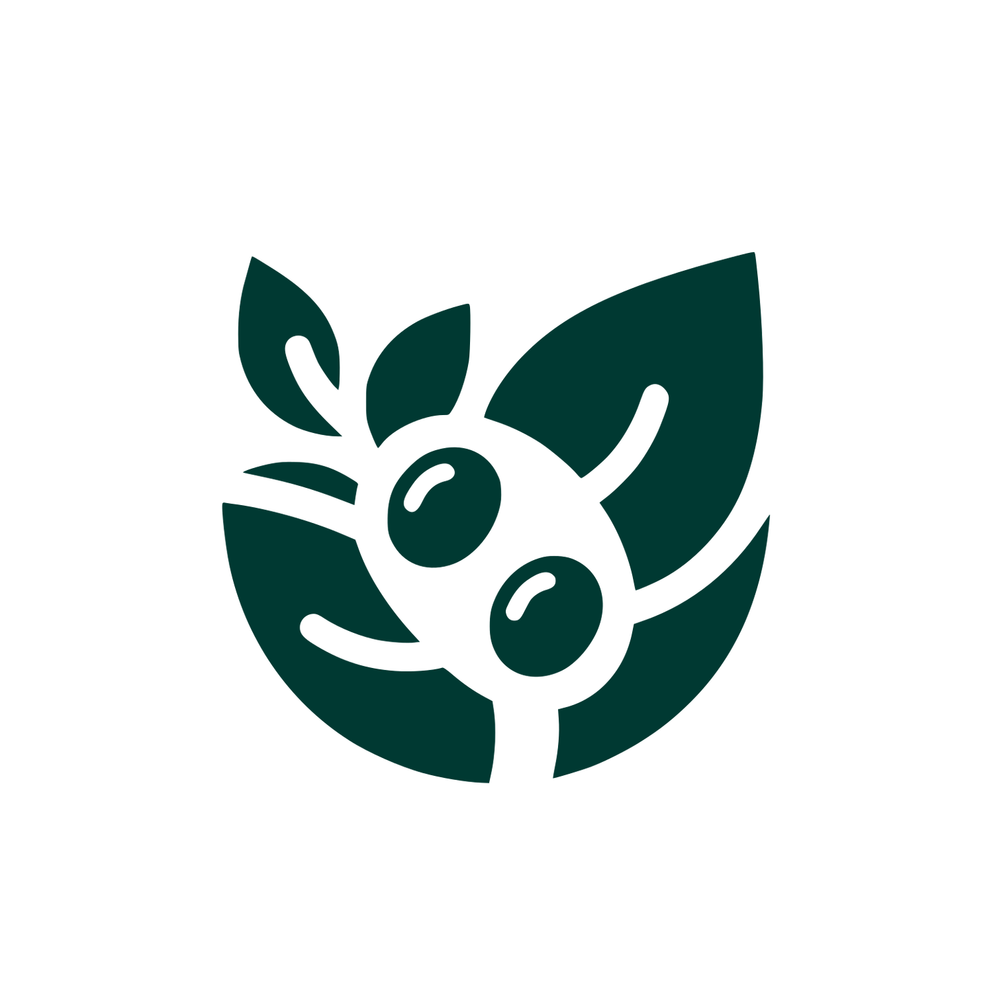 Leaf and Berry Logo #003932