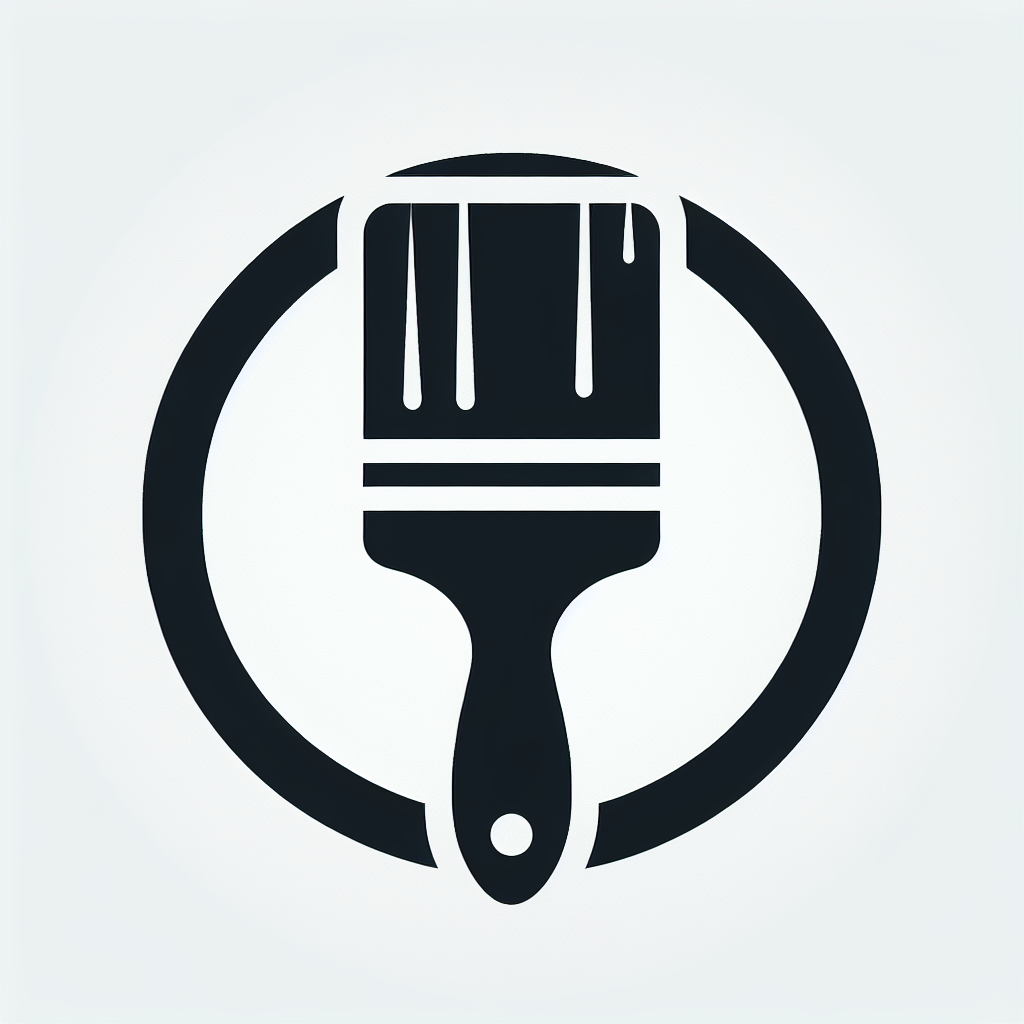 Paintbrush Circle Logo