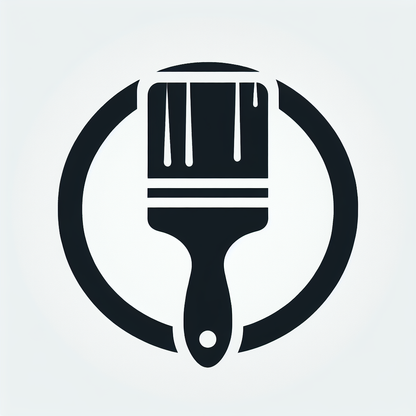 Paintbrush Circle Logo