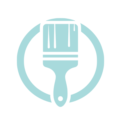 Paintbrush Circle Logo #A8DADC