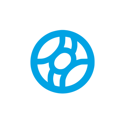 Soybean Round Logo #00a3e4