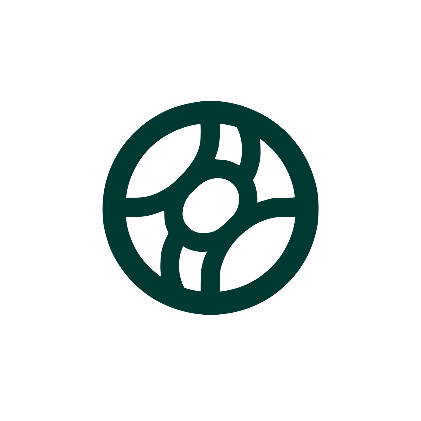 Soybean Round Logo #003932