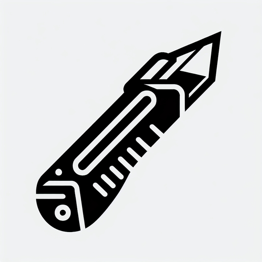 Utility Knife Cutter Logo