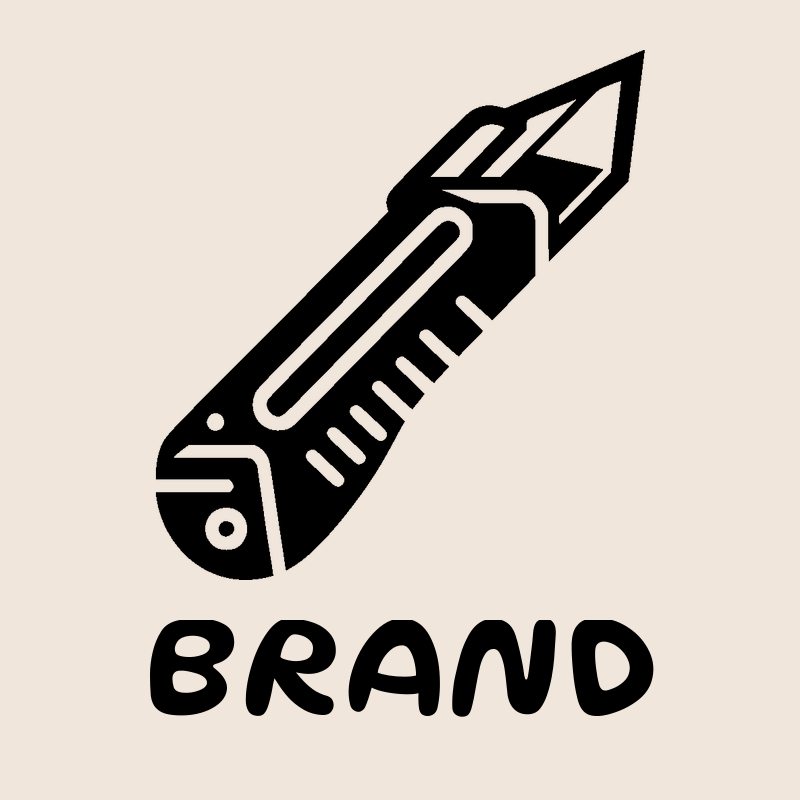 Utility Knife Cutter Logo preview
