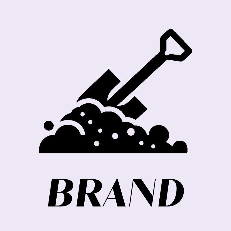 Shovel Digging Ground Logo preview