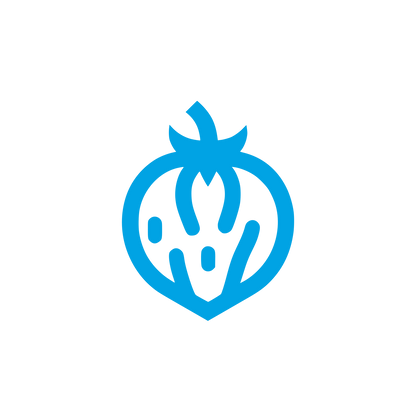 Logo of a Strawberry #00a3e4