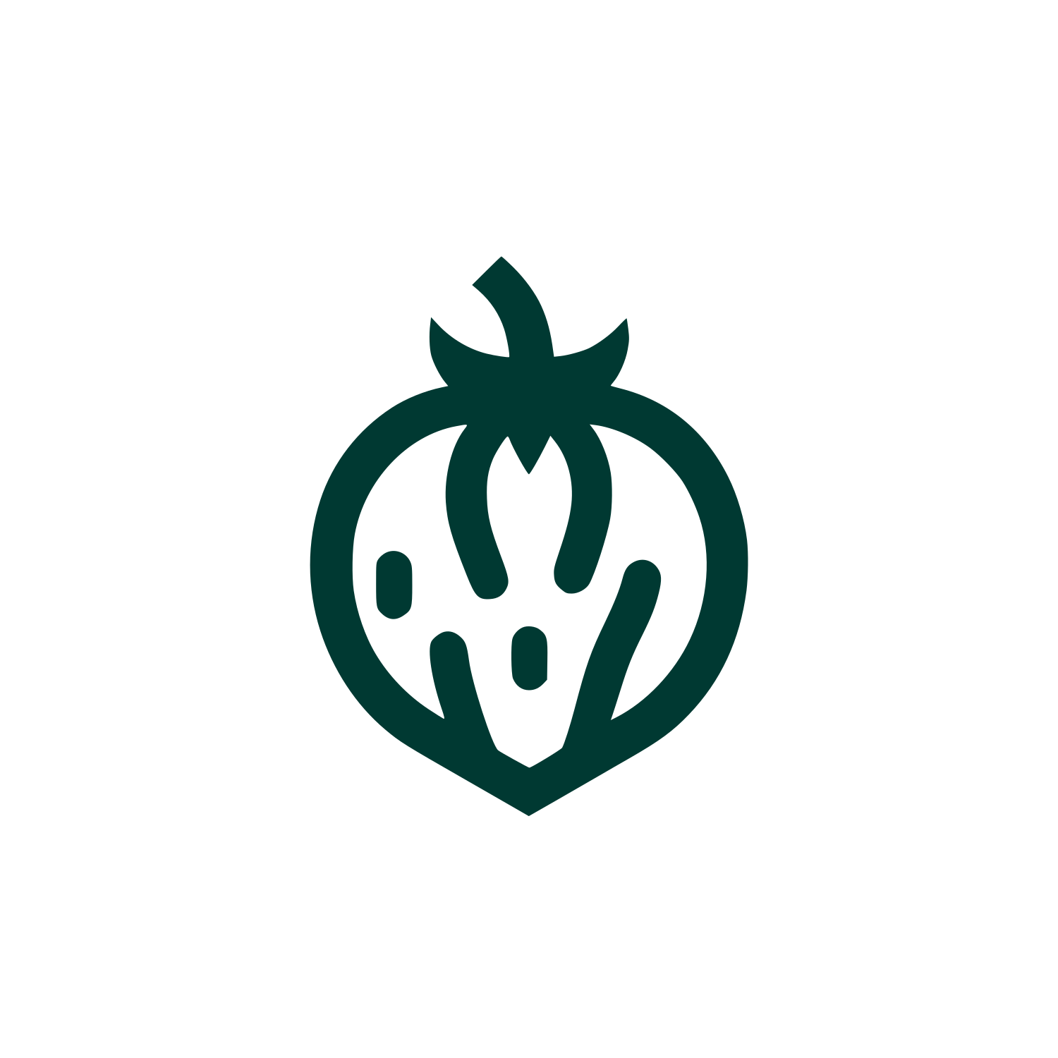 Logo of a Strawberry #003932