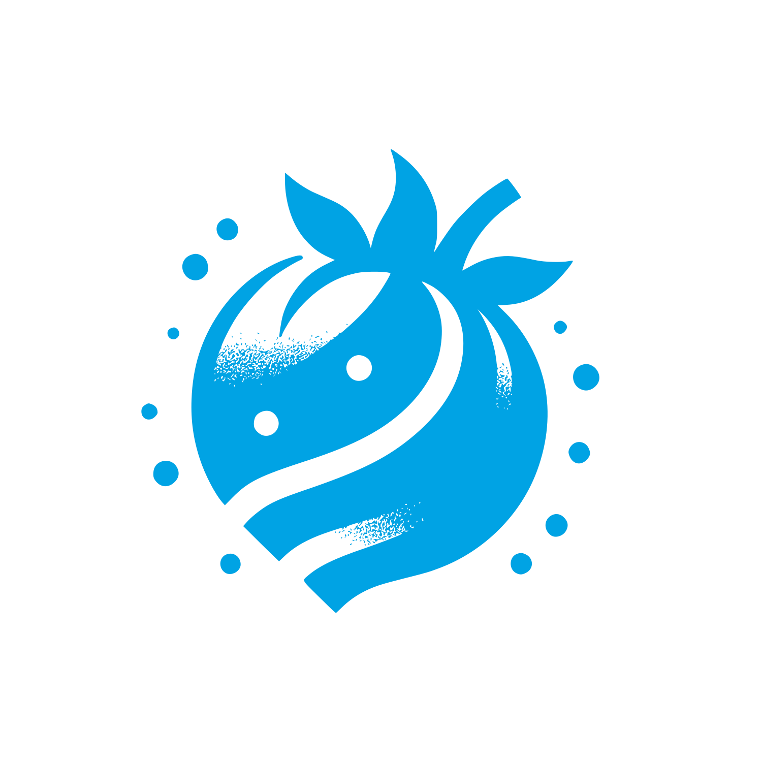 Logo of Abstract Fruit #00a3e4