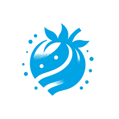 Logo of Abstract Fruit #00a3e4