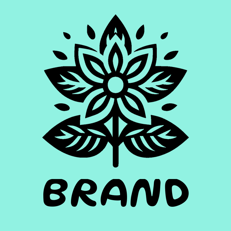 Symmetrical Flower Petal Logo preview