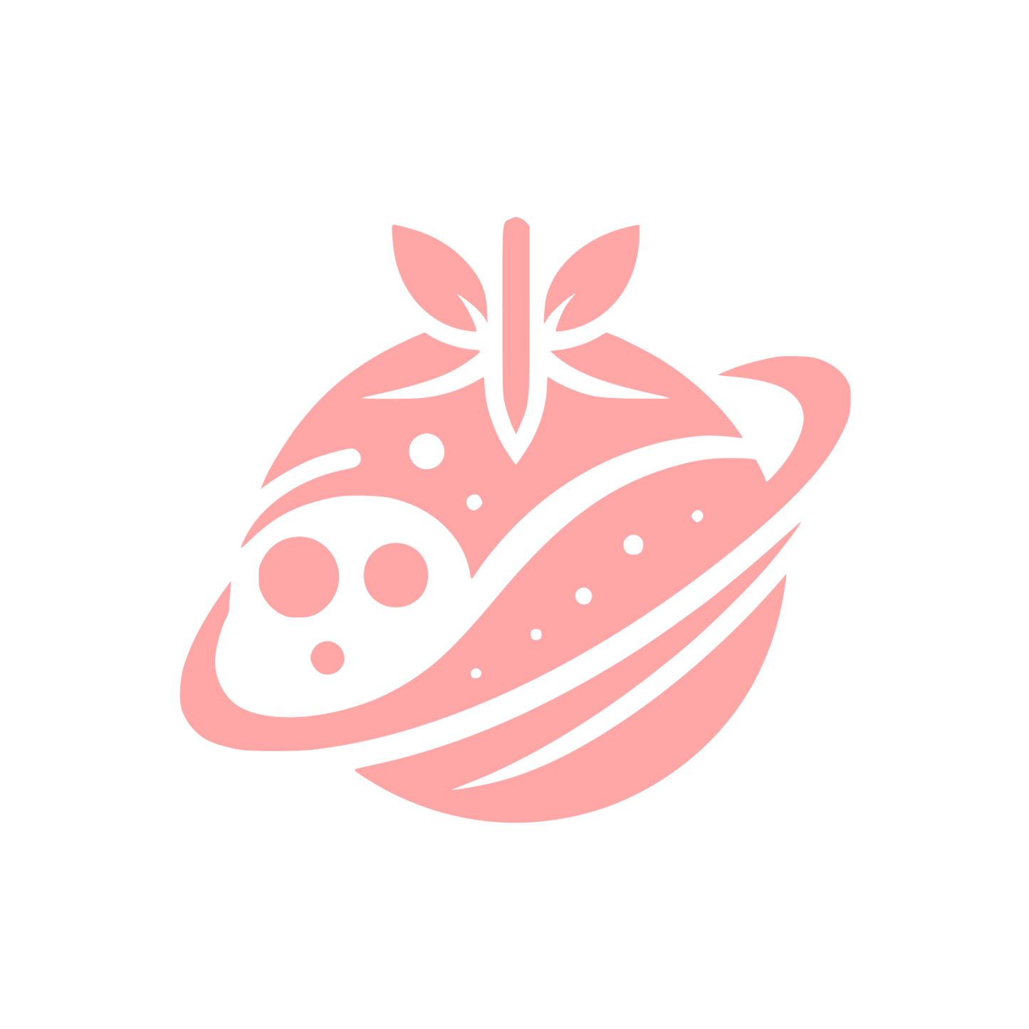 Earth Planet Logo #ffa6a6