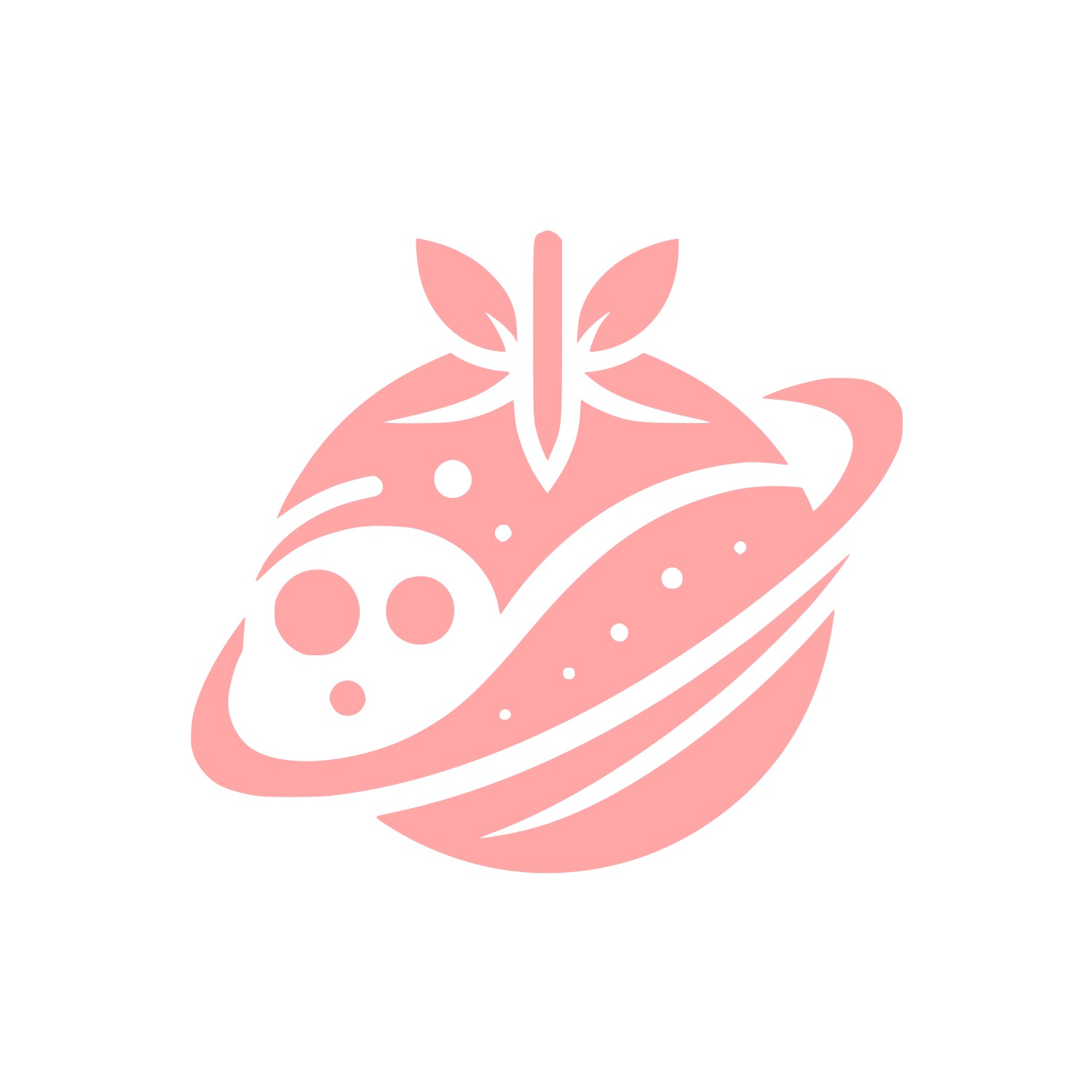 Earth Planet Logo #ffa6a6