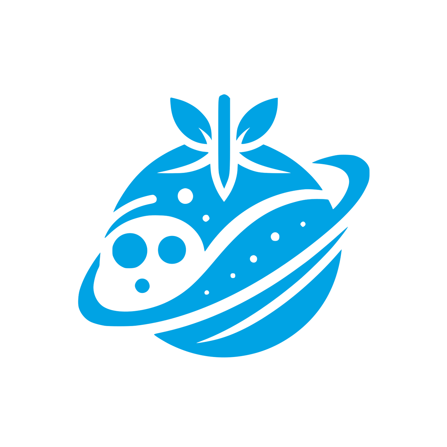 Earth Planet Logo #00a3e4
