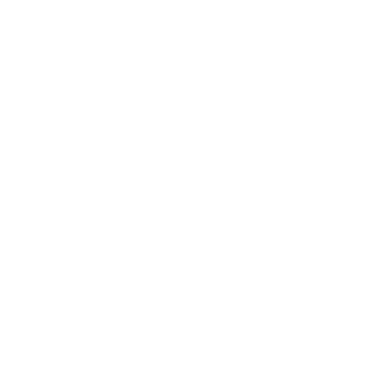 Green Leaves Logo #ffffff