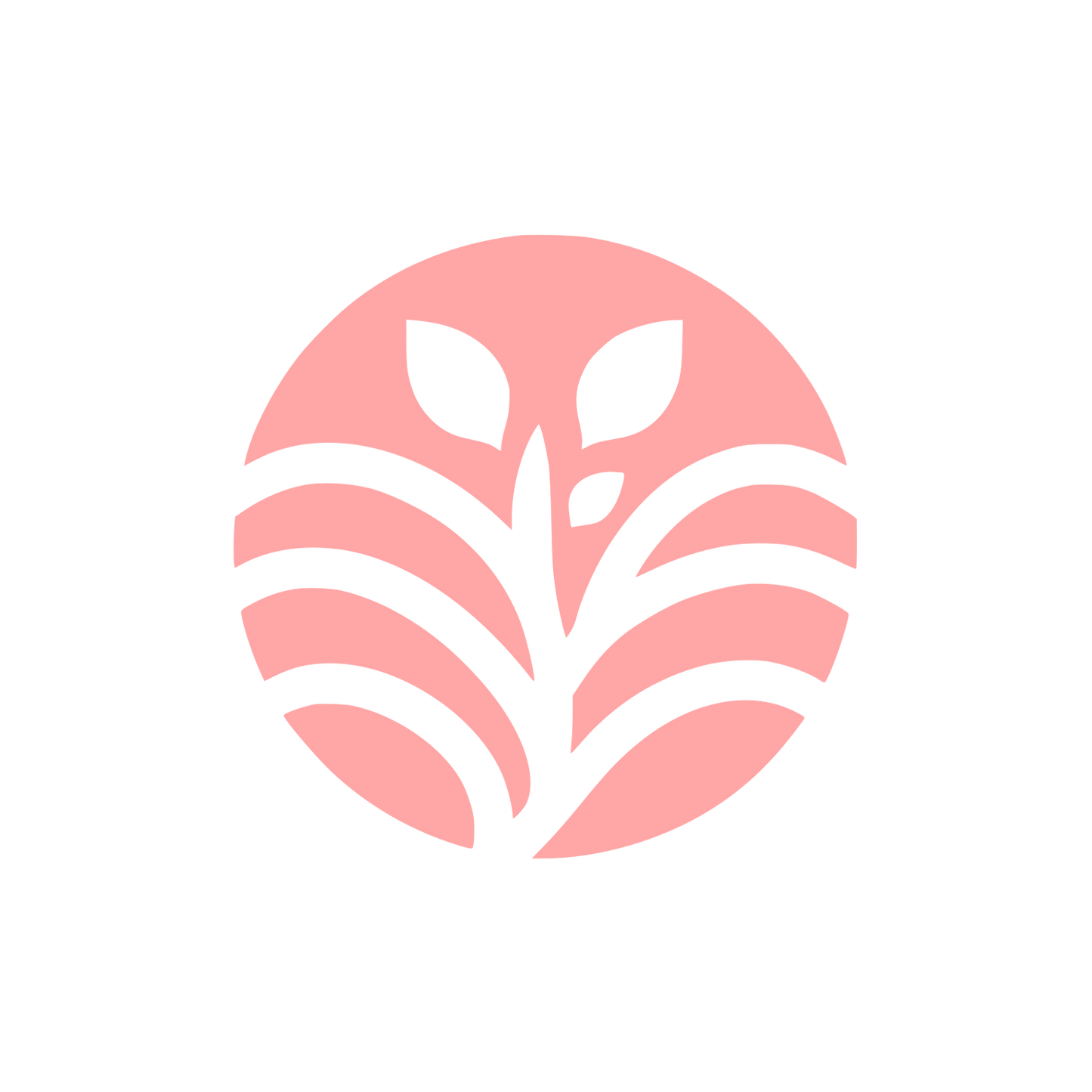 Watercress Agriculture Logo #ffa6a6
