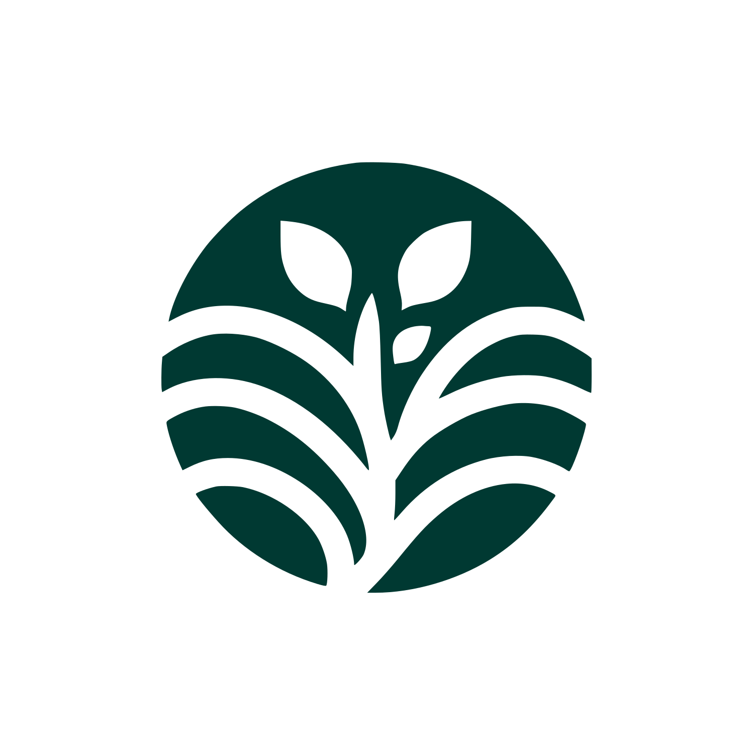 Watercress Agriculture Logo #003932