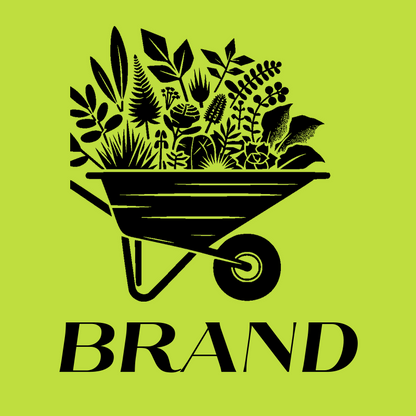 Wheelbarrow with Plants Logo preview