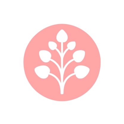 Plant Themed Logo #ffa6a6