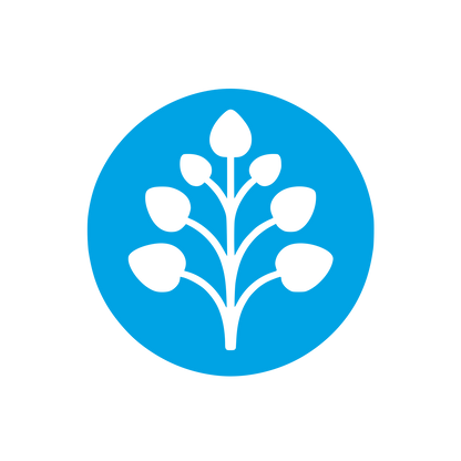 Plant Themed Logo #00a3e4