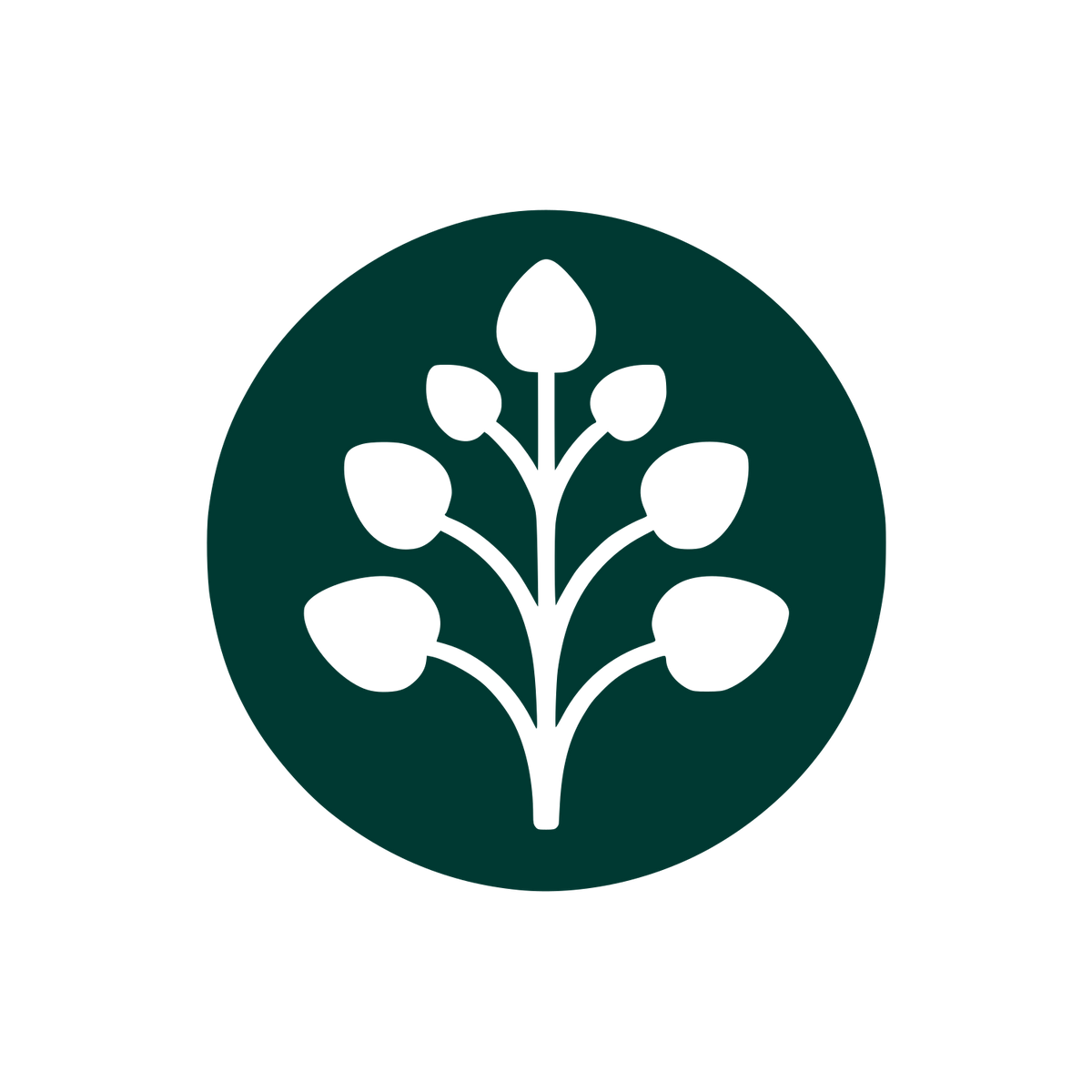 Plant Themed Logo #003932