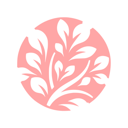 Watercress Leaves Logo #ffa6a6