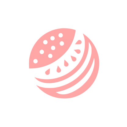 Logo Featuring Watermelon Slice #ffa6a6