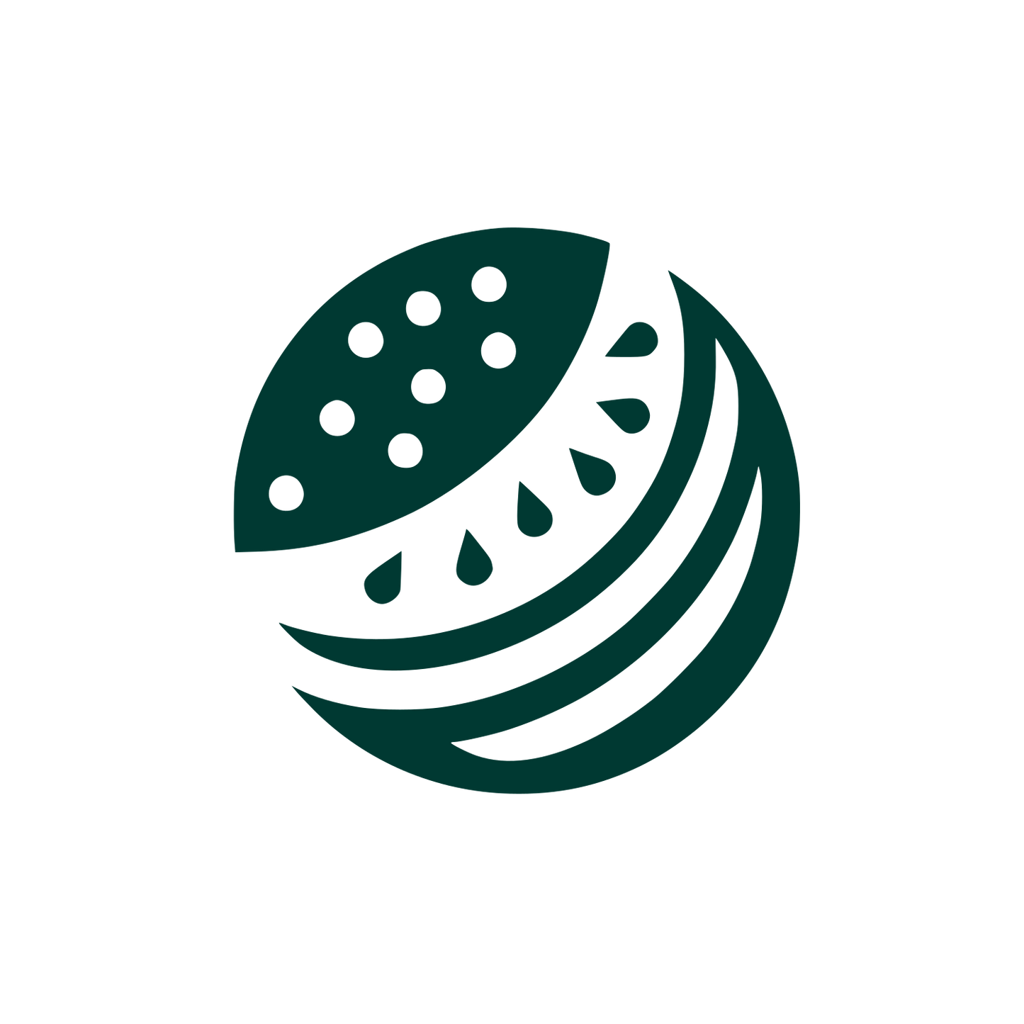 Logo Featuring Watermelon Slice #003932