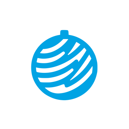 Stylized Yarn Logo #00a3e4