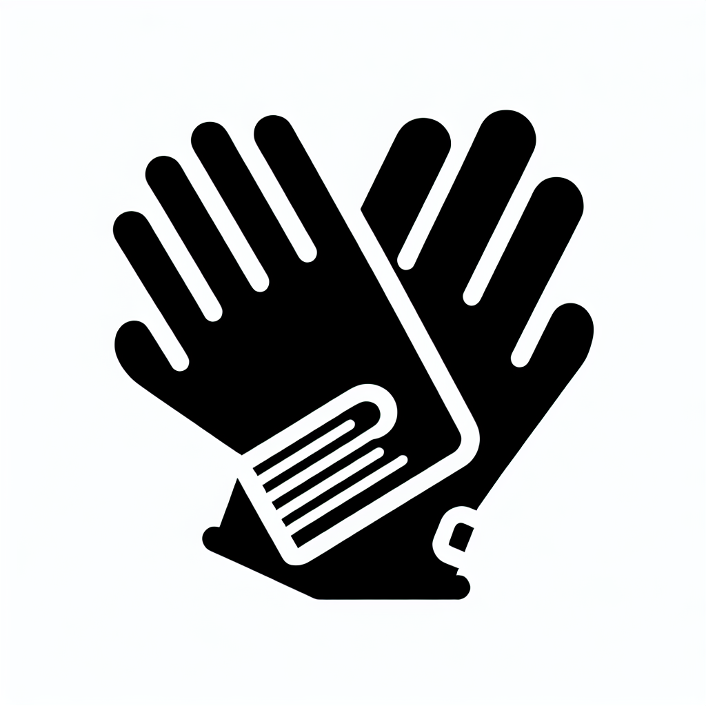 Overlapping Work Gloves Logo