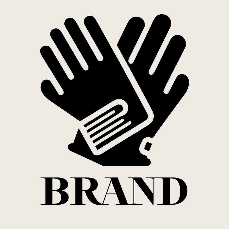Overlapping Work Gloves Logo preview