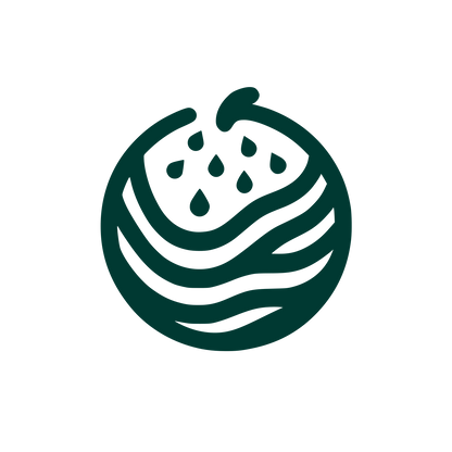 Logo with Water Droplets #003932