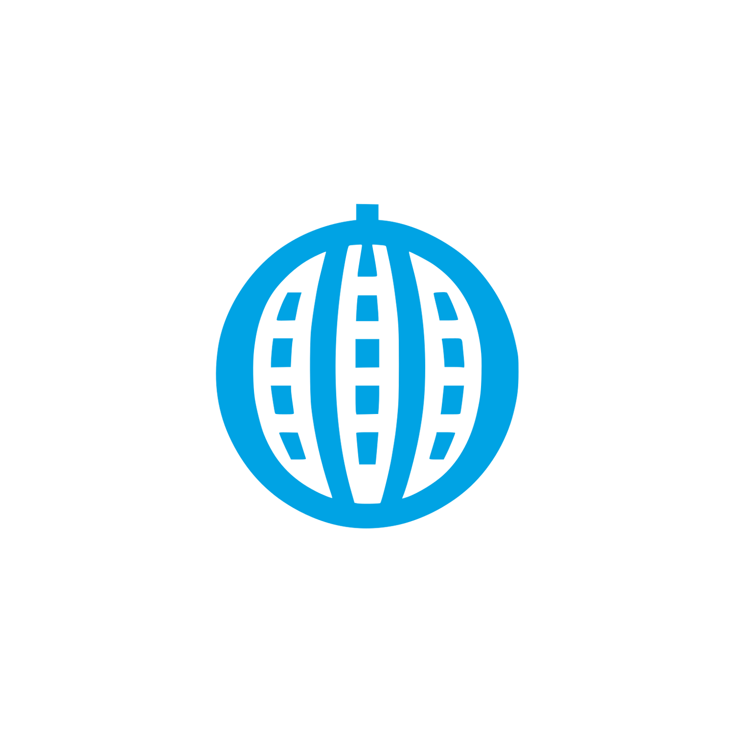 Logo of a Sphere #00a3e4