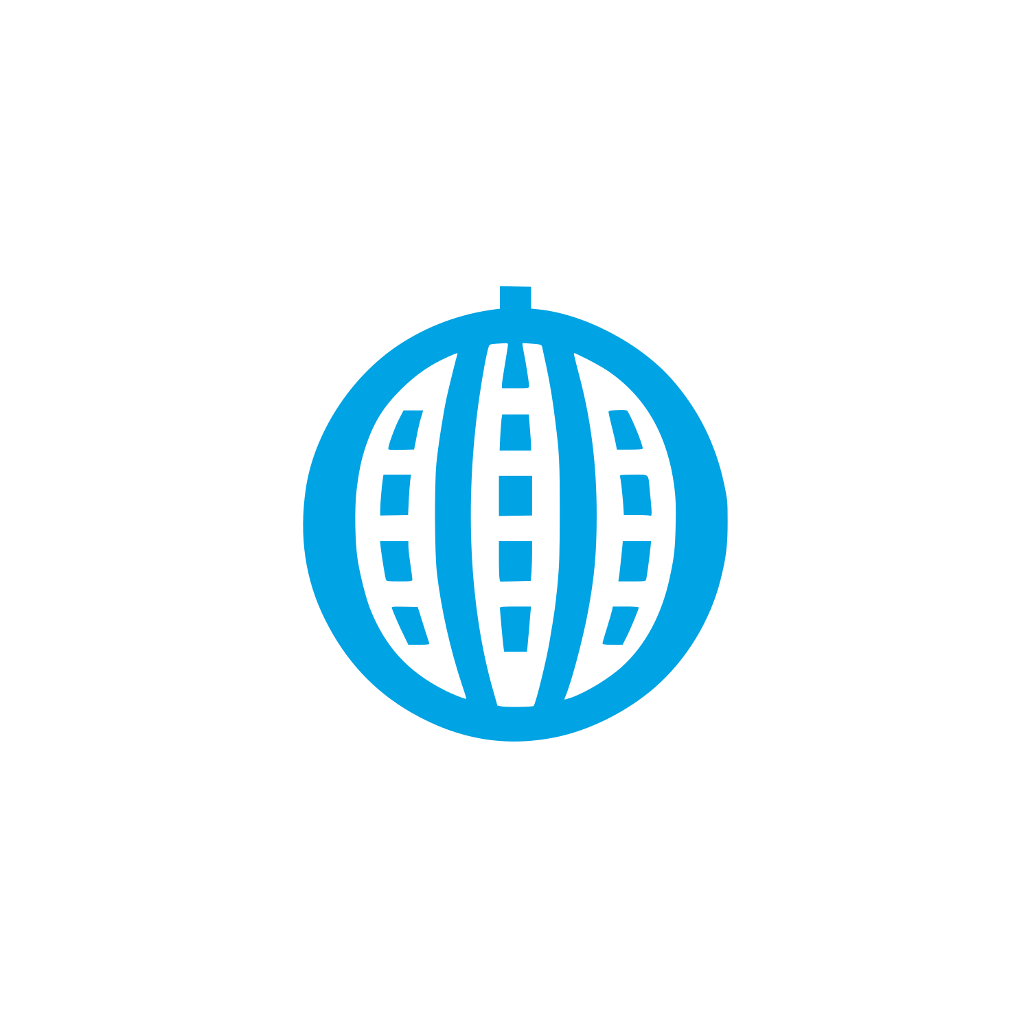 Logo of a Sphere #00a3e4