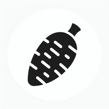 Logo with Leaf Shape