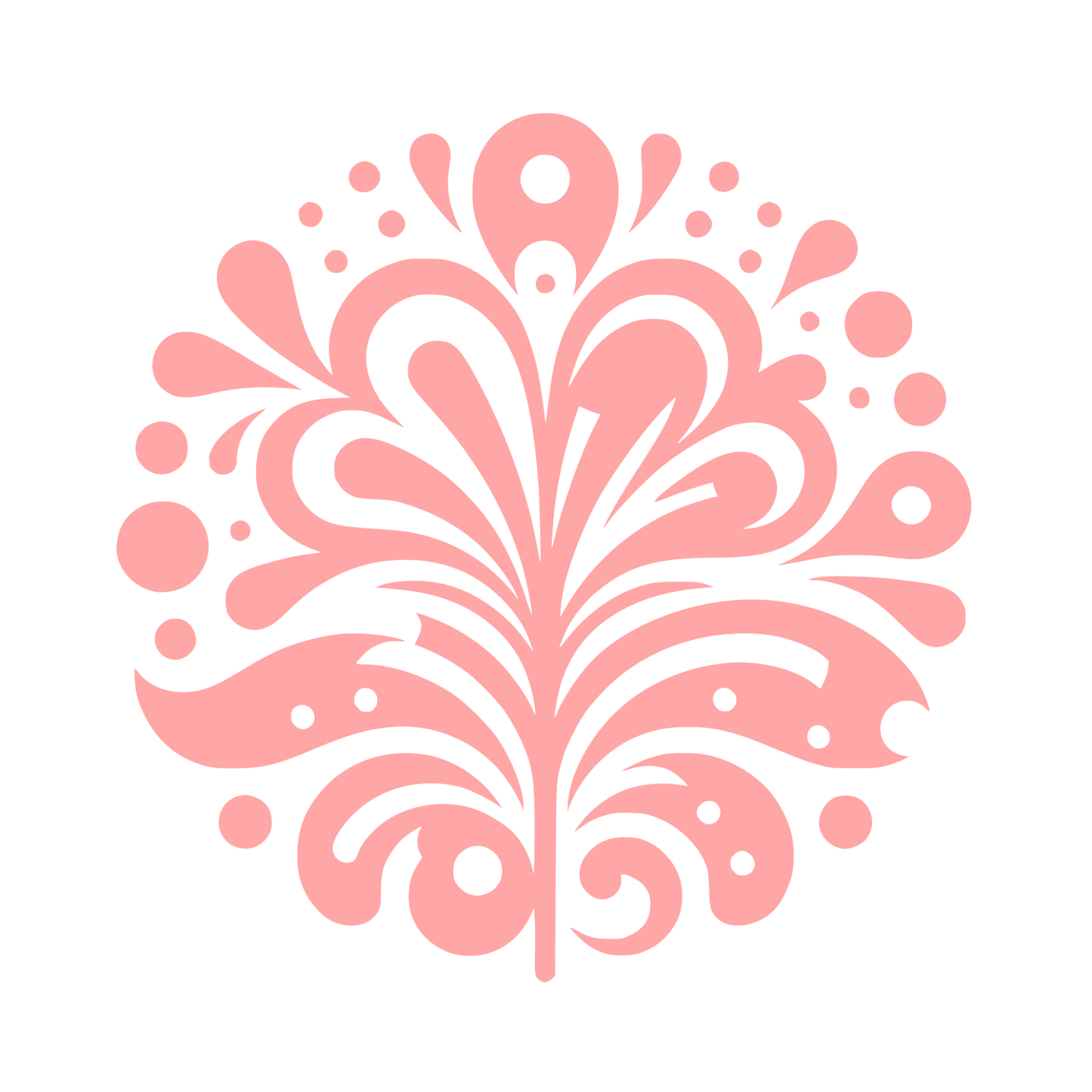 Bouquet Floral Logo #ffa6a6