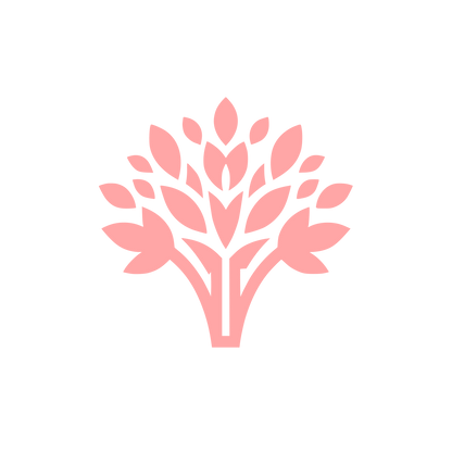 Elegant Tree Logo #ffa6a6