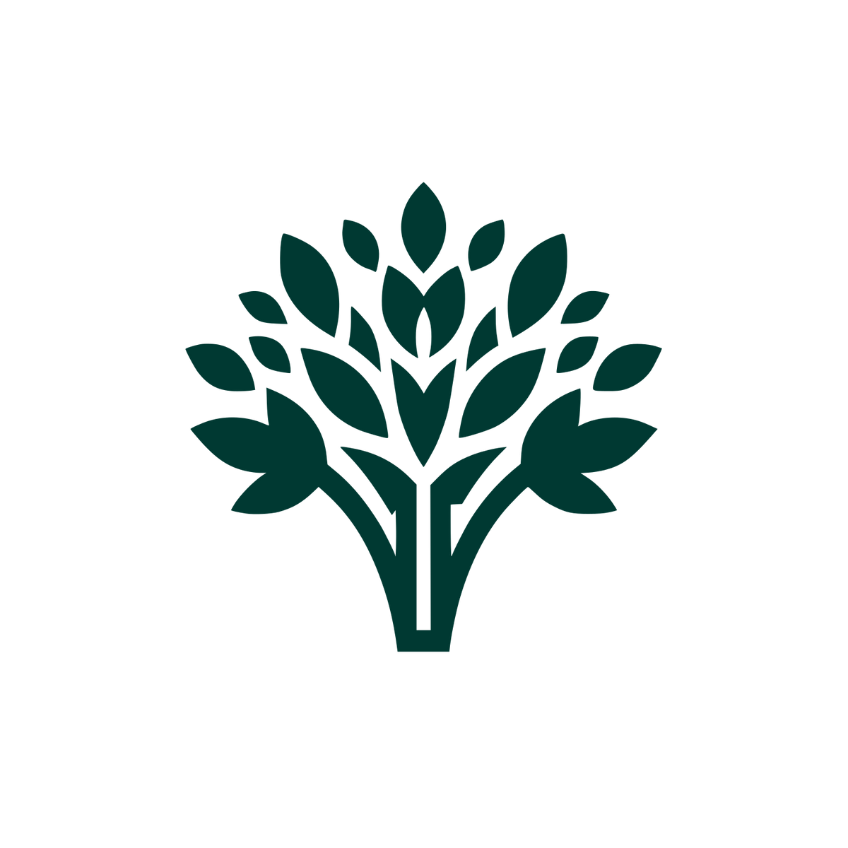 Elegant Tree Logo #003932