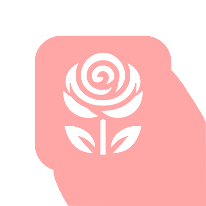 Rose Logo Design #ffa6a6