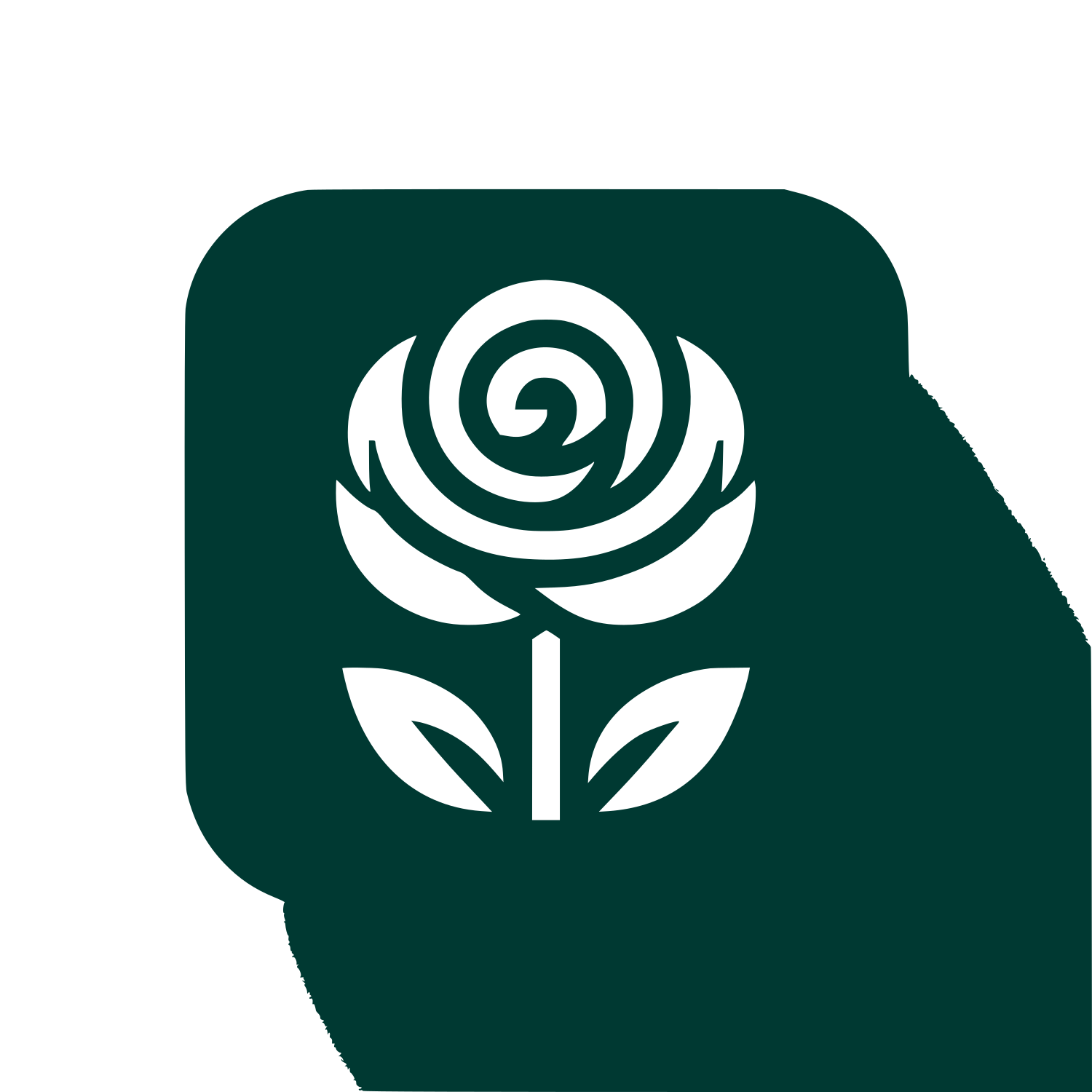Rose Logo Design #003932