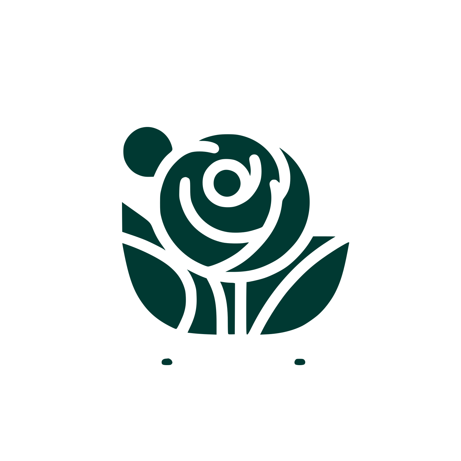 Flower Logo Design #003932
