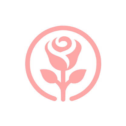 Rose Logo Design #ffa6a6