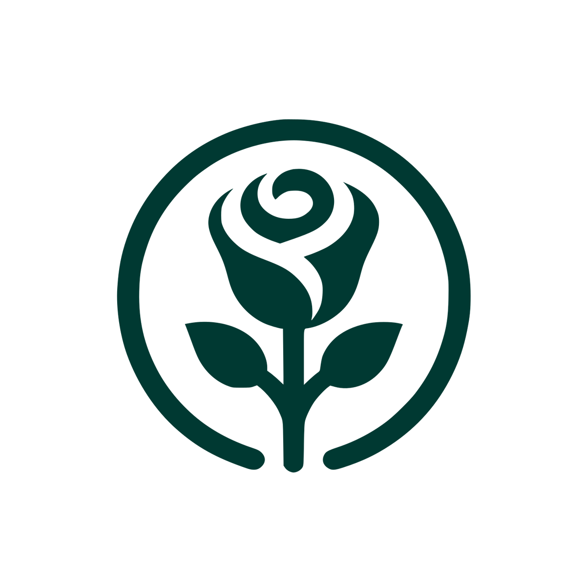Rose Logo Design #003932