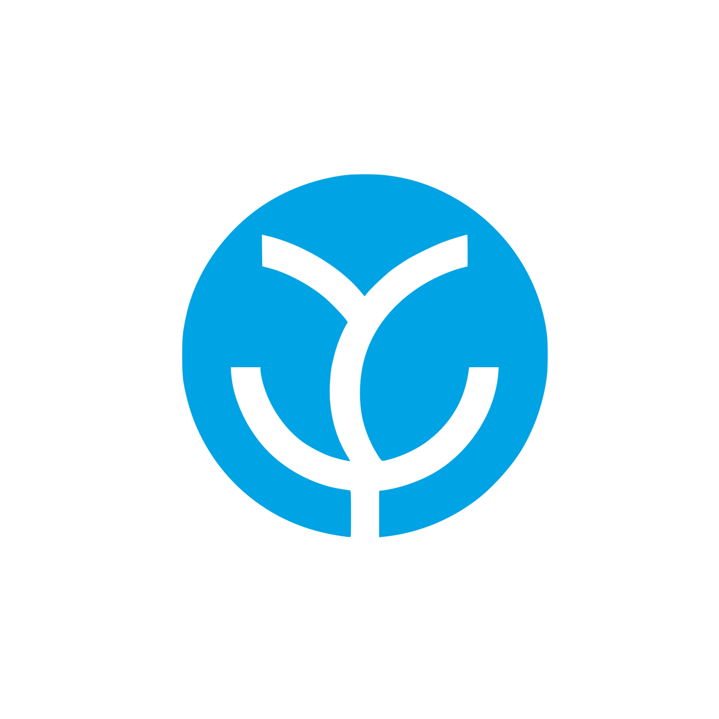 Tulip Bold Round Logo #00a3e4