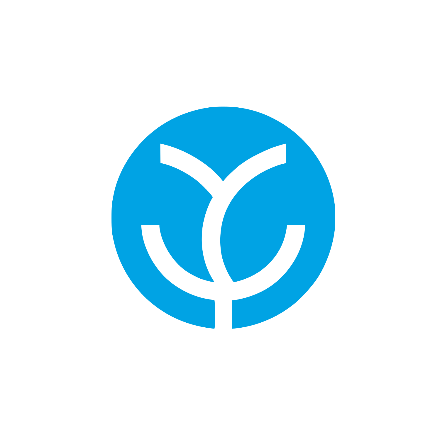 Tulip Bold Round Logo #00a3e4