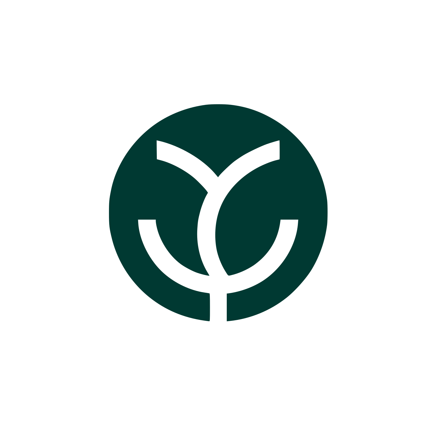 Tulip Bold Round Logo #003932
