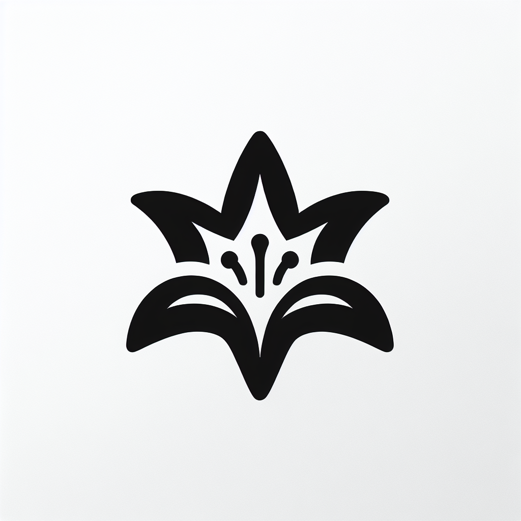Lily Flower Logo