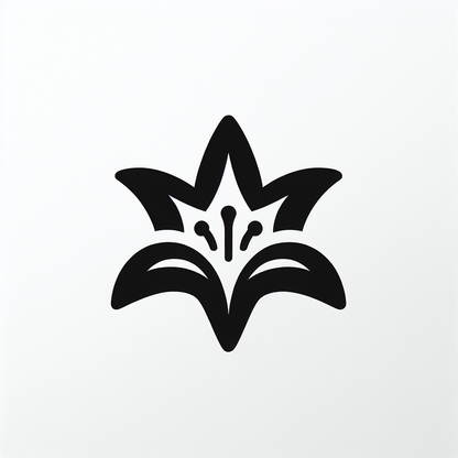 Lily Flower Logo