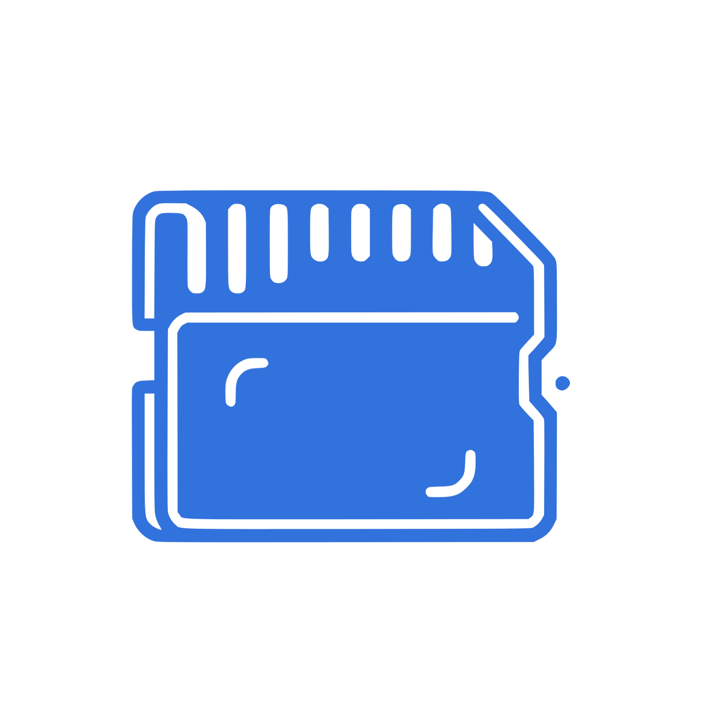 Data Chip Logo #3272DC