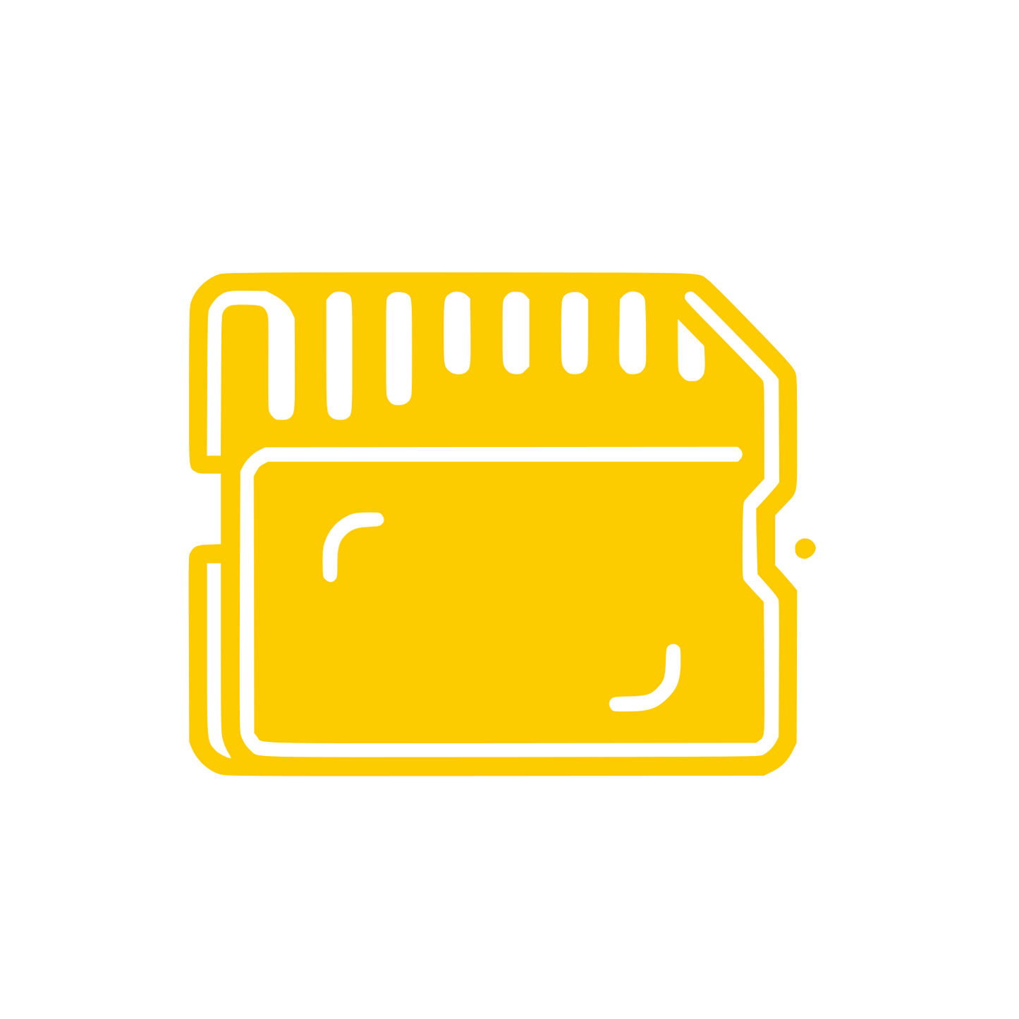Data Chip Logo #FCCB00